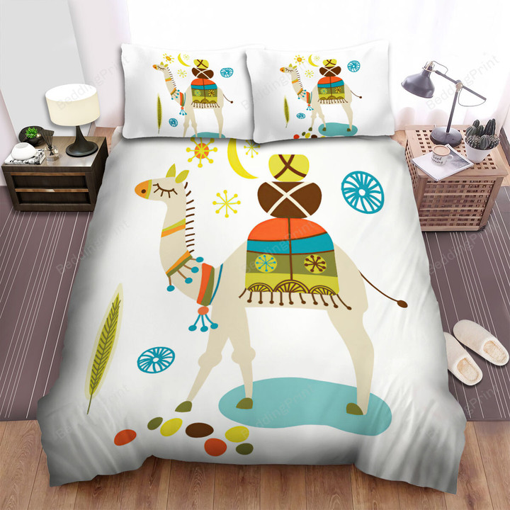 The Wild Animal - The Camel Clipart Bed Sheets Spread Duvet Cover Bedding Sets