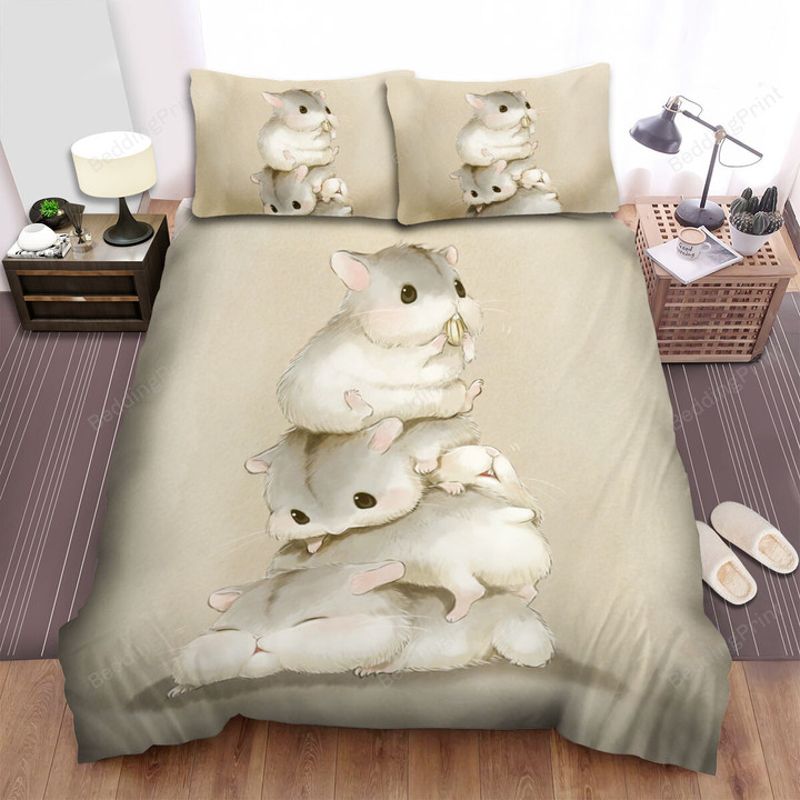 The Small Animal - The Hamster Tower Bed Sheets Spread Duvet Cover Bedding Sets
