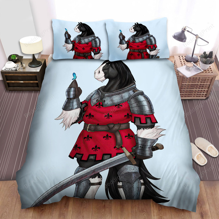 The Natural Animal - The Horse Knight Bed Sheets Spread Duvet Cover Bedding Sets