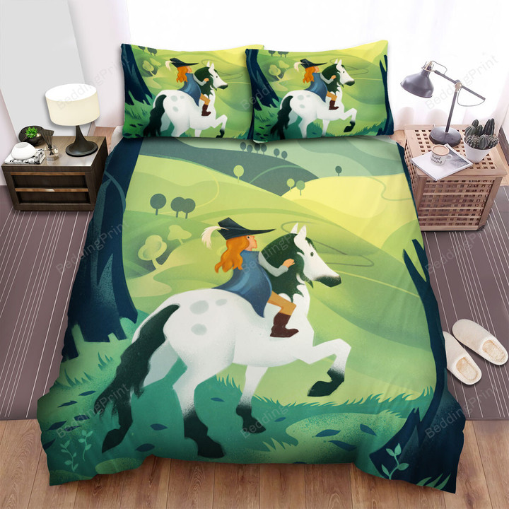 The Wild Creature - The Musketeer On A Horse Bed Sheets Spread Duvet Cover Bedding Sets