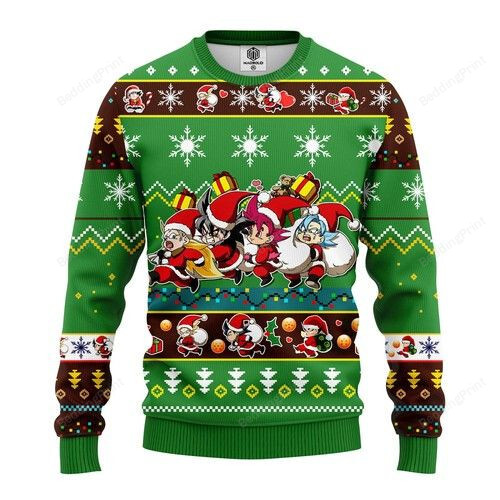 Dragon Ball Kid Christmas Ugly Sweater