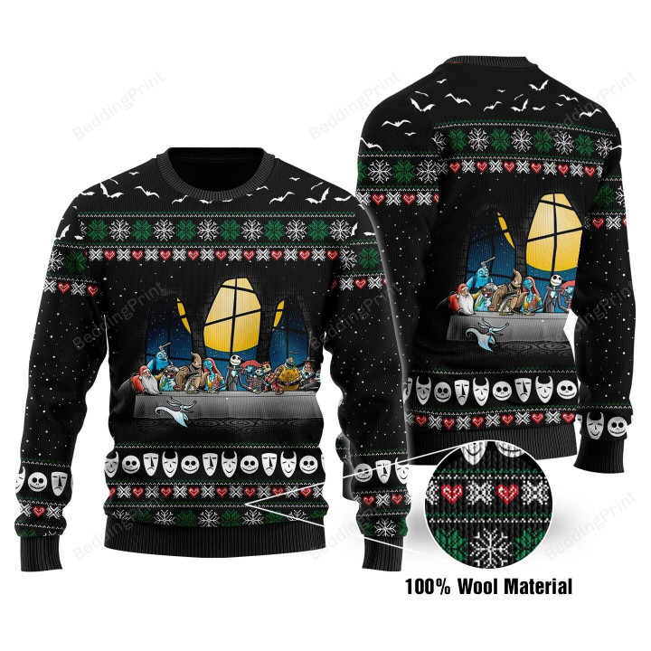 The Nightmare Before Christmas Full Printed Christmas Ugly Sweater