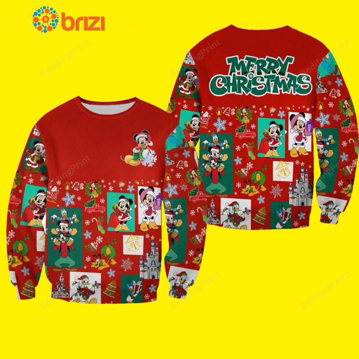 Mickey Mouse Disney Graphic 3D Ugly Christmas Sweater