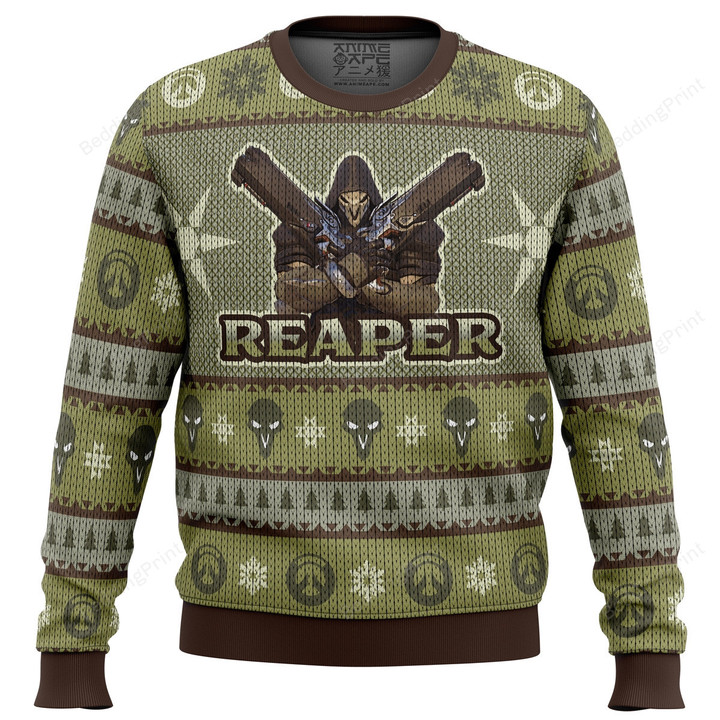 Overwatch The Reaper Christmas Ugly Sweater