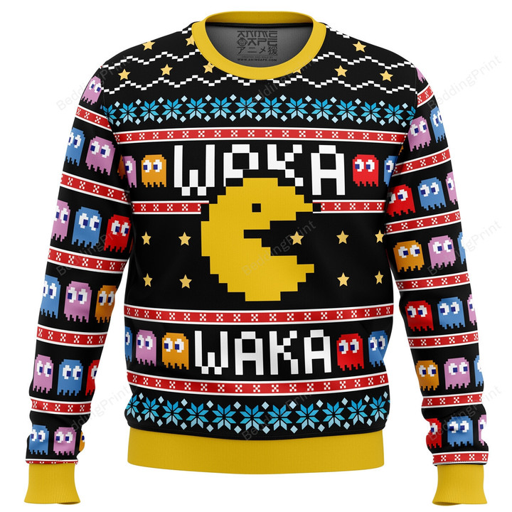 Waka Waka Pac Man Ugly Sweater