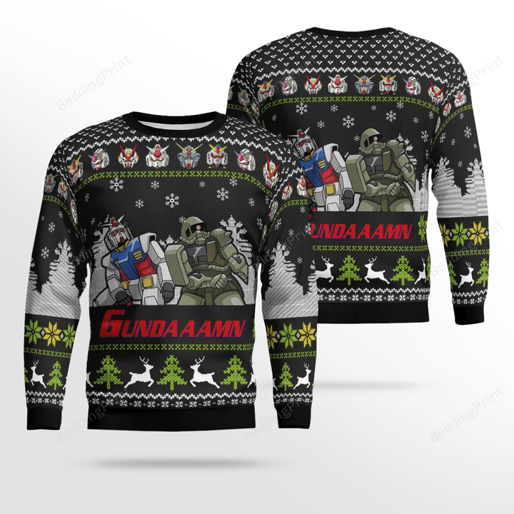 Gun Dam For Unisex Ugly Christmas Sweater, All Over Print Sweatshirt
