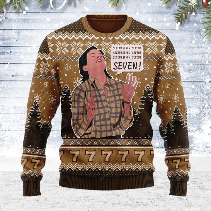 Merry Christmas Gearhomies Friends Seven 3D Ugly Christmas Sweater