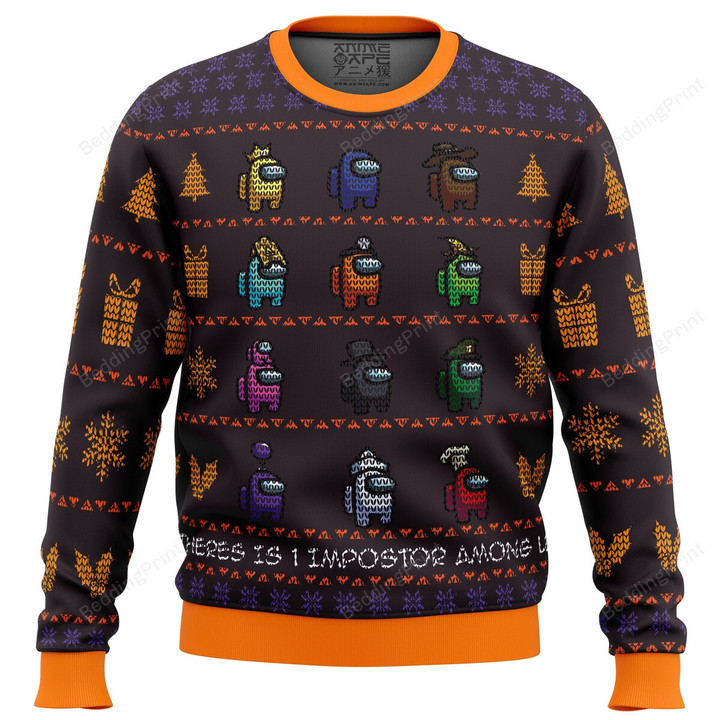 There Is One Impostor Among Us Ugly Christmas Sweater