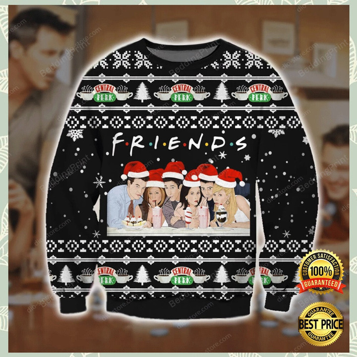Friends Tv Show Ugly Christmas Sweater, All Over Print Sweatshirt