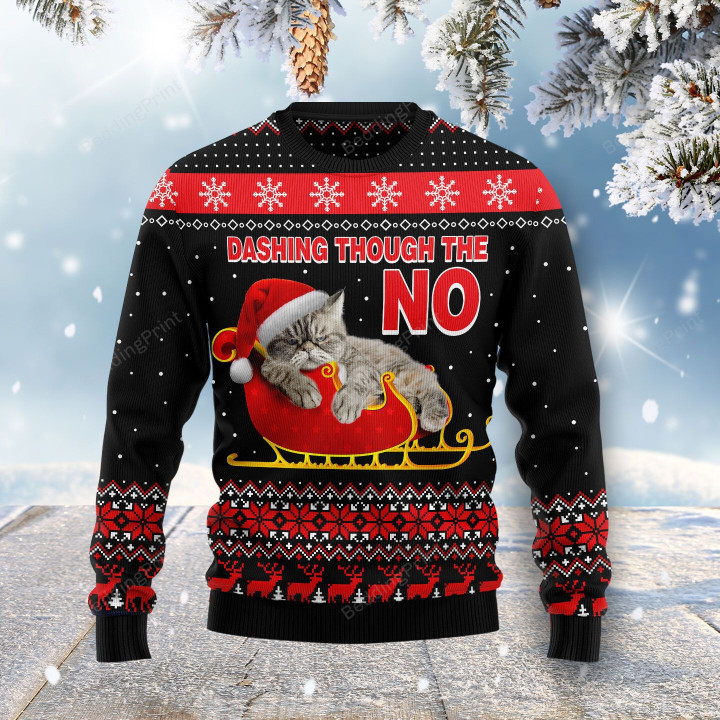 Dashing Through The No Christmas Ugly Sweater