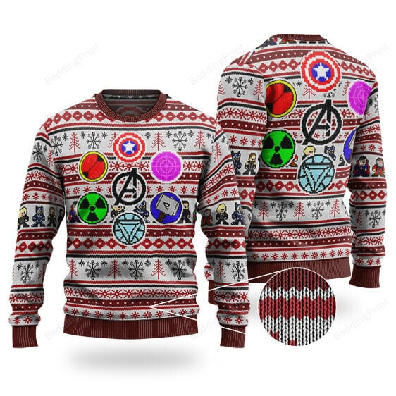 Retro The Avengers Ugly Sweater