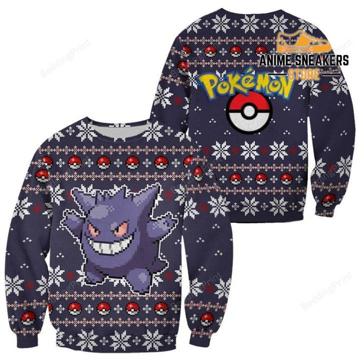 Pokemon Ugly Christmas Sweater, All Over Print Sweatshirt