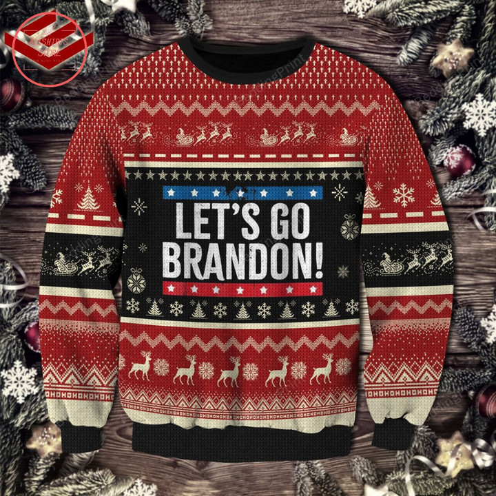 Fjb Let’s Go Brandon Ugly Christmas Sweater