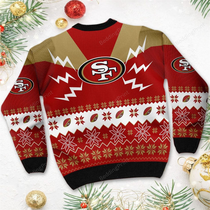 San Francisco 49ers Team 3D Christmas Ugly Sweater