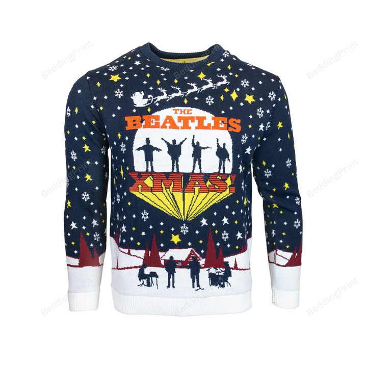 The Beatles For Unisex Ugly Christmas Sweater, All Over Print Sweatshirt