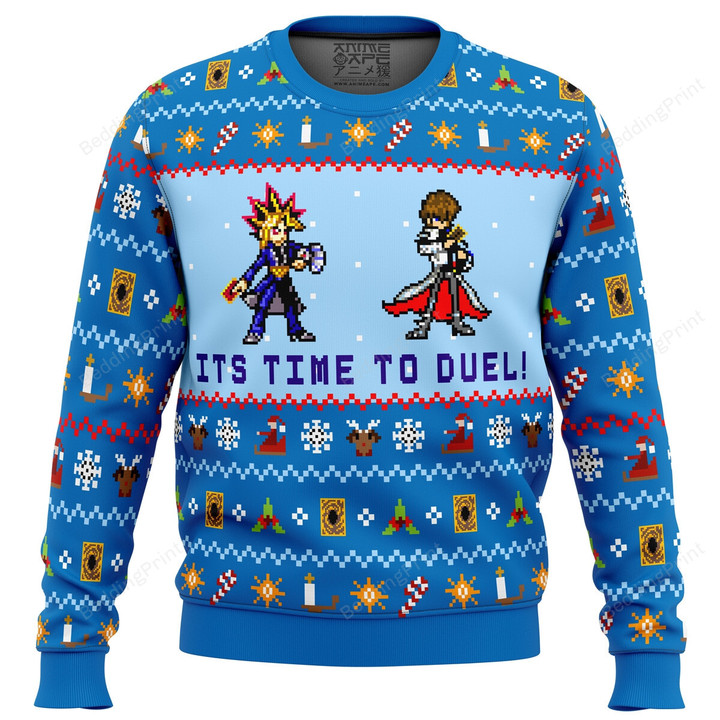 Yugioh Its Time To Duel Ugly Christmas Sweater