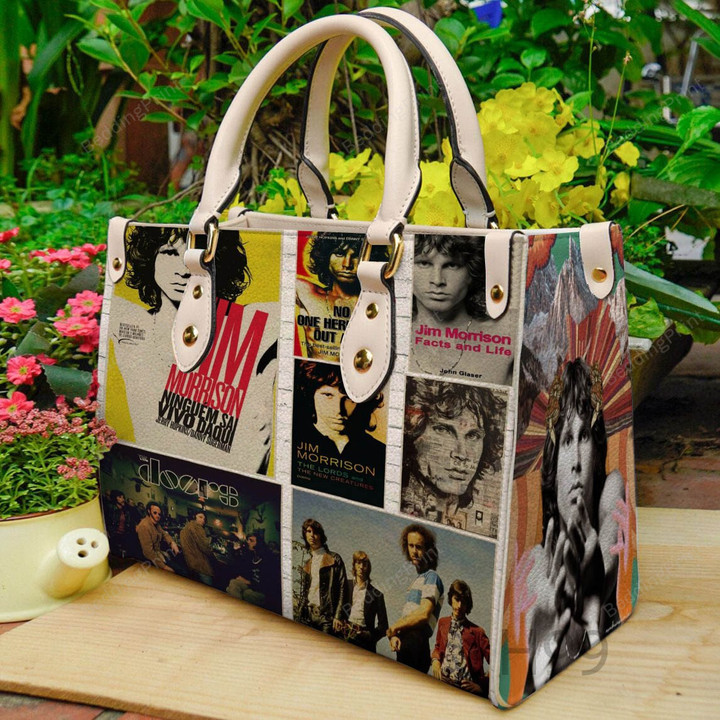 Jim Morrison Leather Handbag, Jim Morrison Leather Bag Gift