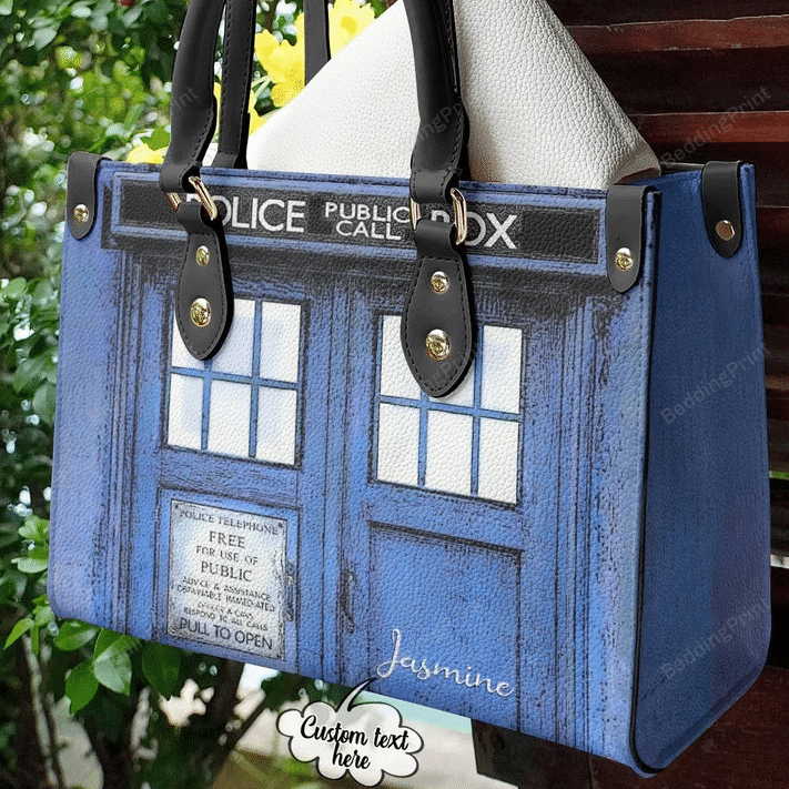 Doctor Who Leather Handbag, Doctor Who Leather Bag Gift