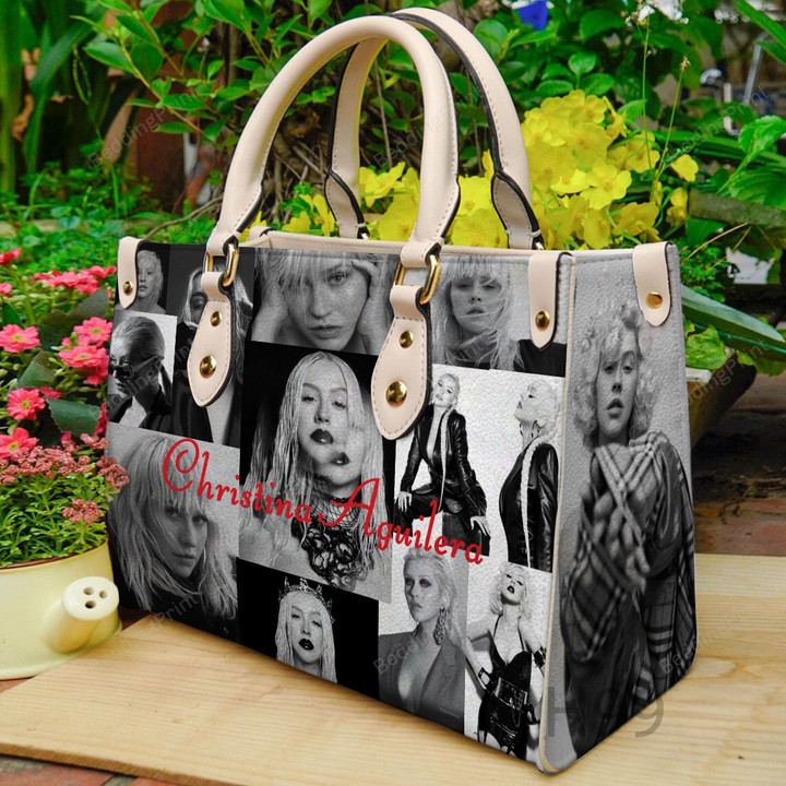 Christina Aguilera Leather Handbag, Christina Aguilera Leather Bag Gift