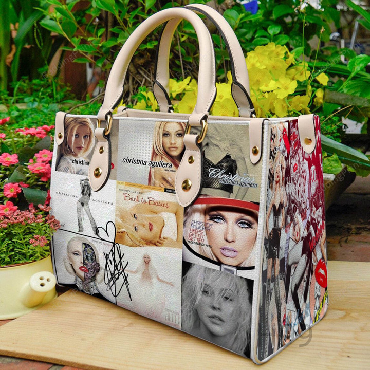 Christina Aguilera Leather Handbag, Christina Aguilera Leather Bag Gift