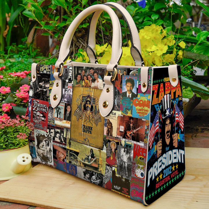 Frank Zappa Leather Handbag, Frank Zappa Leather Bag Gift