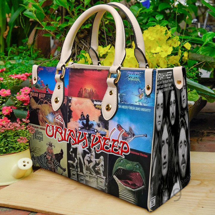 Uriah Heep Leather Handbag, Uriah Heep Leather Bag Gift