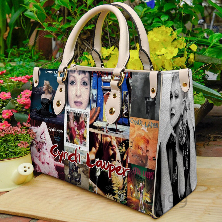 Cyndi Lauper Leather Handbag, Cyndi Lauper Leather Bag Gift