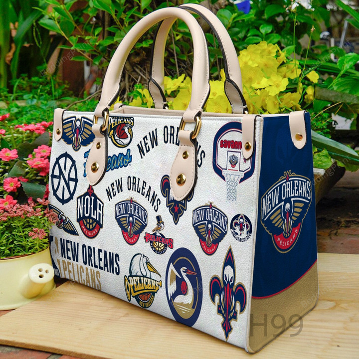 New Orleans Pelicans Exo Leather Handbag, New Orleans Pelicans Exo Leather Bag Gift
