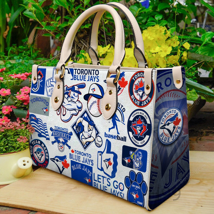 Toronto Blue Jays Exo Leather Handbag, Toronto Blue Jays Exo Leather Bag Gift