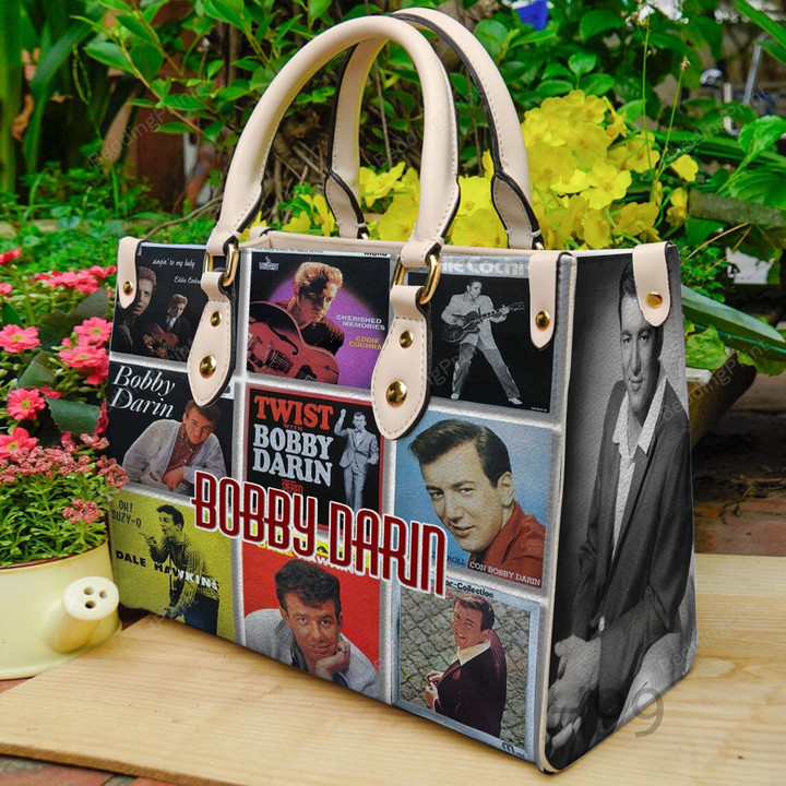 Bobby Darin Leather Handbag, Bobby Darin Leather Bag Gift