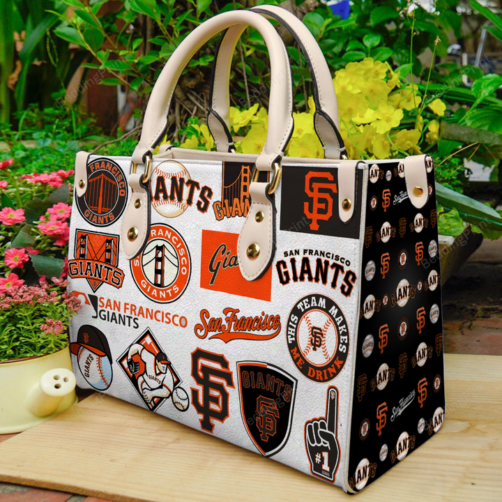 San Francisco Giants Leather Handbag, San Francisco Giants Leather Bag Gift