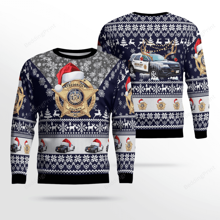 Maryland, Frederick County Office Ugly Christmas Sweater