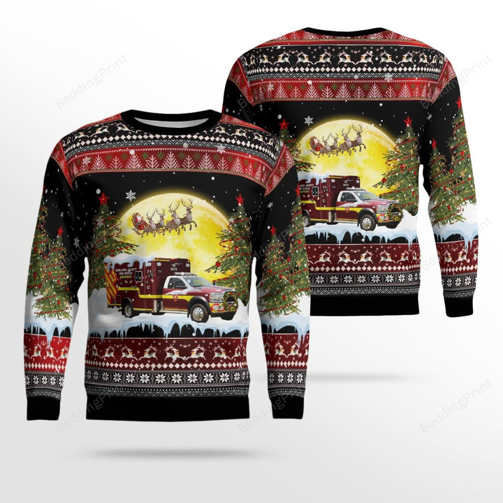 Highlands County Fire Rescue Ugly Christmas Sweater