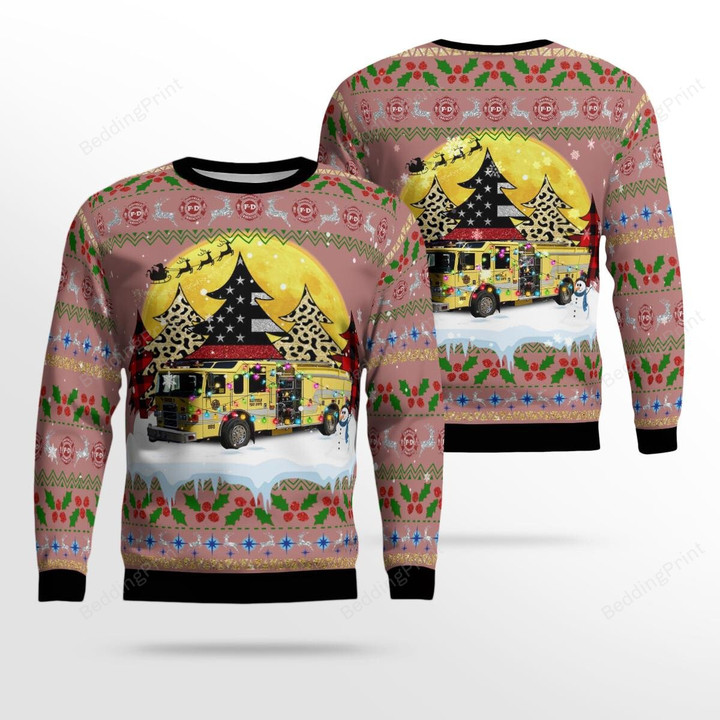 Hayfield Fire Department Ugly Christmas Sweater