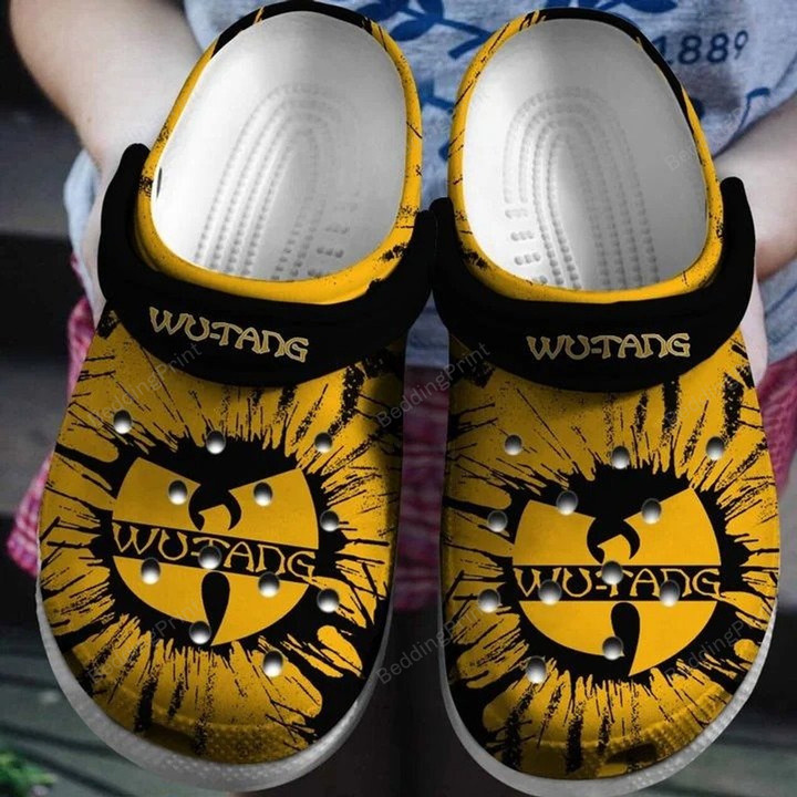 Wu Tang Clan Crocs Crocband Clogs, Gift For Lover Wu Tang Clan Crocs Comfy Footwear