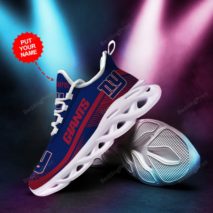 NFL New York Giants Custom Personalized Max Soul Shoes