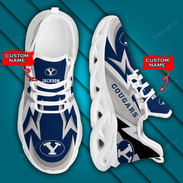 NCAA BYU Cougars Personalized Max Soul Shoes