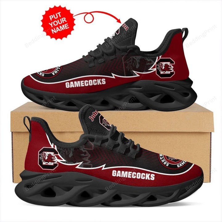 South Carolina Gamecocks Custom Name NCAA Max Soul Shoes