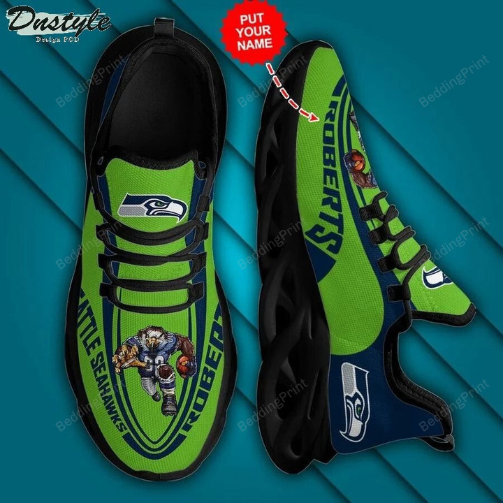 Personalized NFL Seattle Seahawks Max Soul Shoes