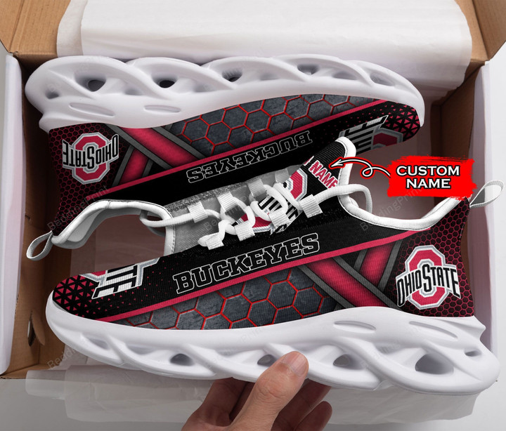 Ohio State Buckeyes NCAA Personalized Max Soul Shoes
