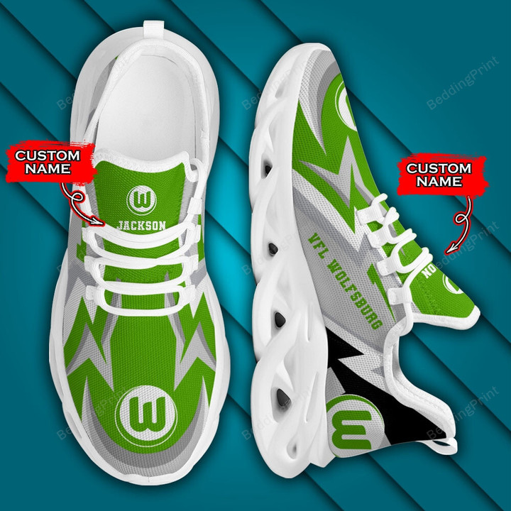 Bundesliga VfL Wolfsburg Custom Name Max Soul Shoes