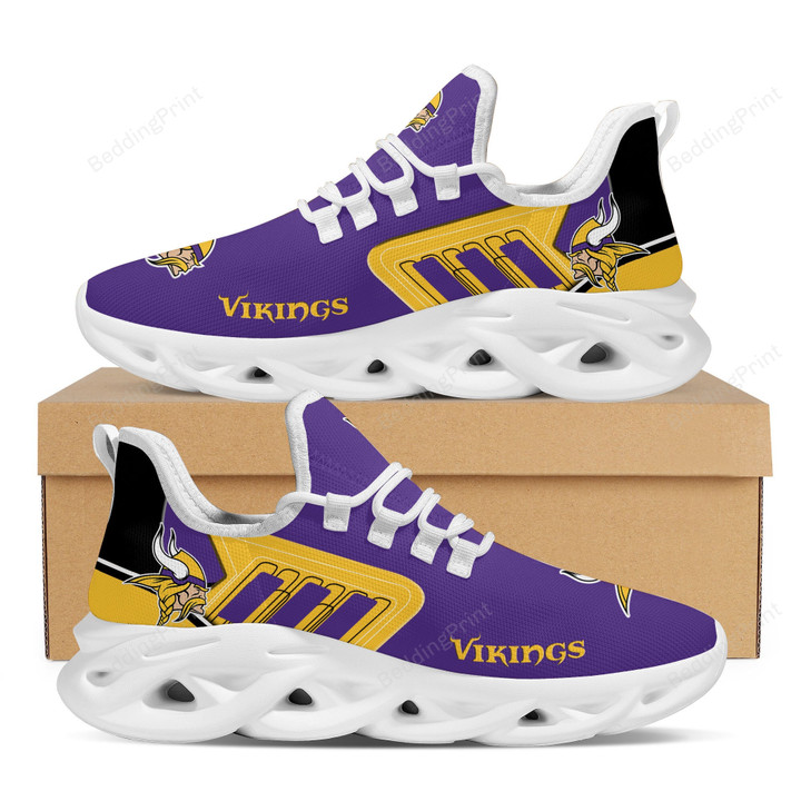 NFL Minnesota Vikings Sporty Design Trending Max Soul Shoes