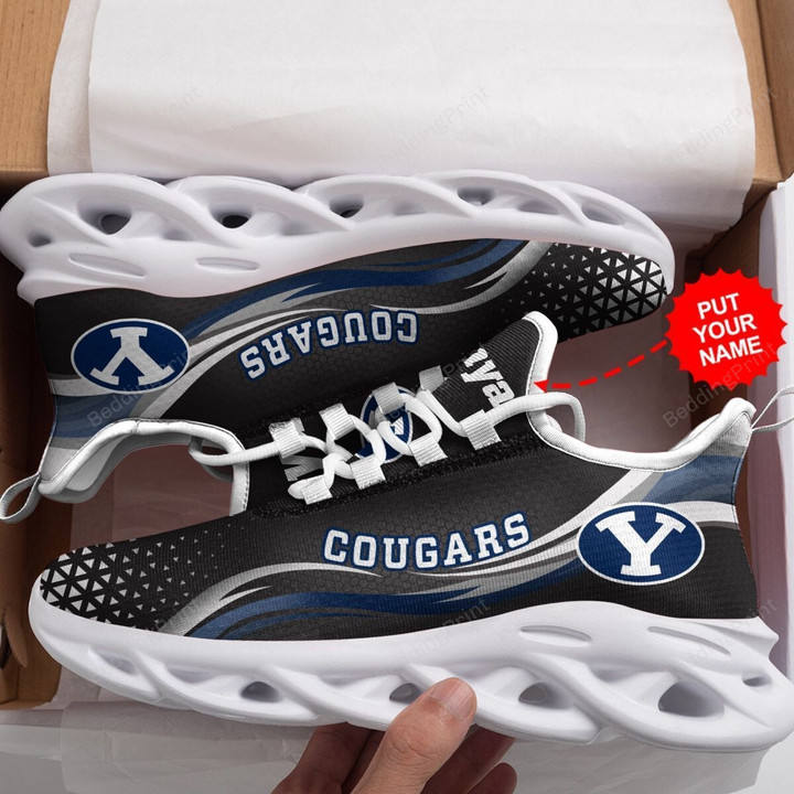 BYU Cougars Custom Personalized NCAA Max Soul Shoes