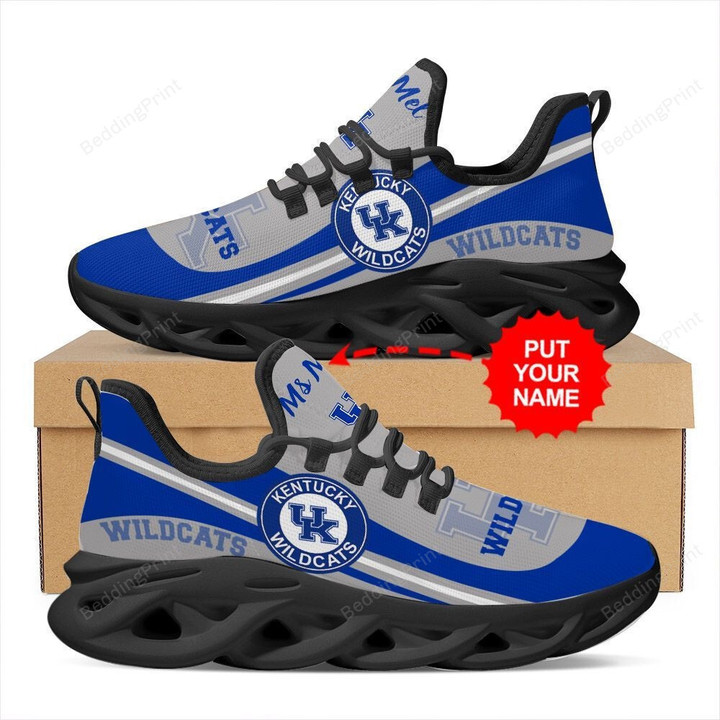 NCAA Kentucky Wildcats Personalized Running Sports Max Soul Shoes