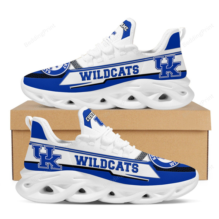 Kentucky Wildcats Custom Name NCAA Max Soul Shoes
