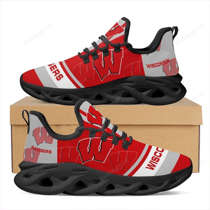 Wisconsin Badgers NCAA Max Soul Shoes