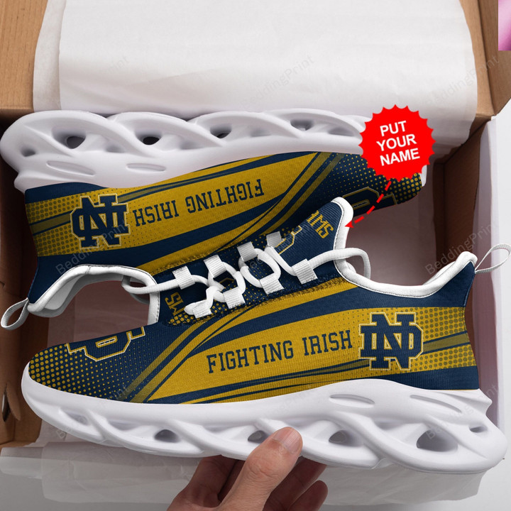 NCAA Notre Dame Fighting Irish Custom Personalized Max Soul Shoes