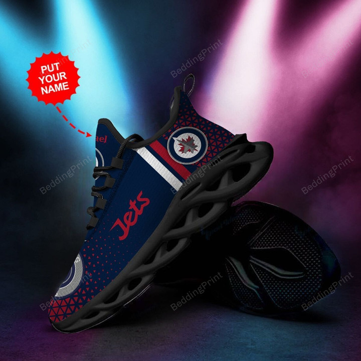 NHL Winnipeg Jets Custom Personalized Max Soul Shoes