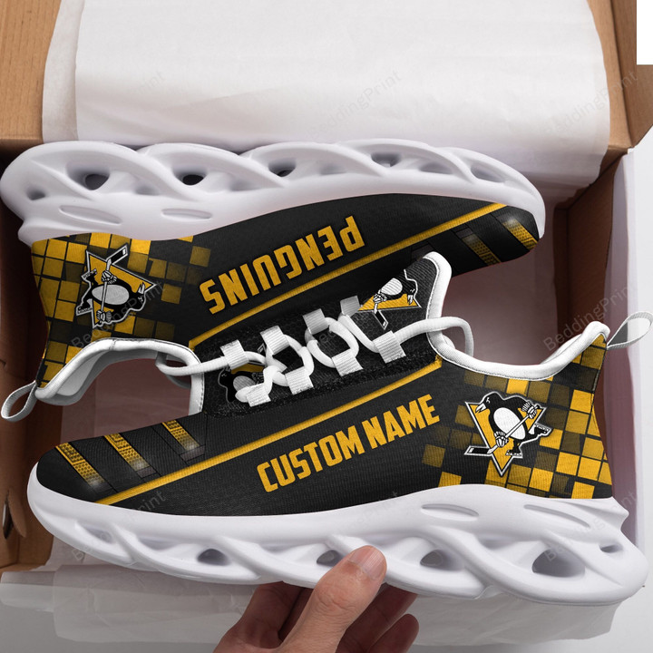 NHL Pittsburgh Penguins Custom Name Max Soul Shoes