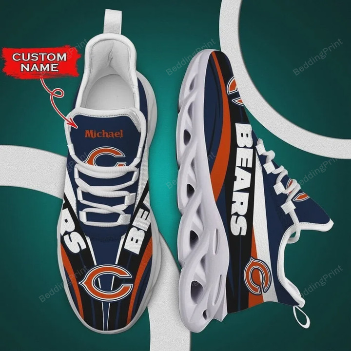 Nfl Chicago Bears Custom Name Sporty Max Soul Shoes Style 8